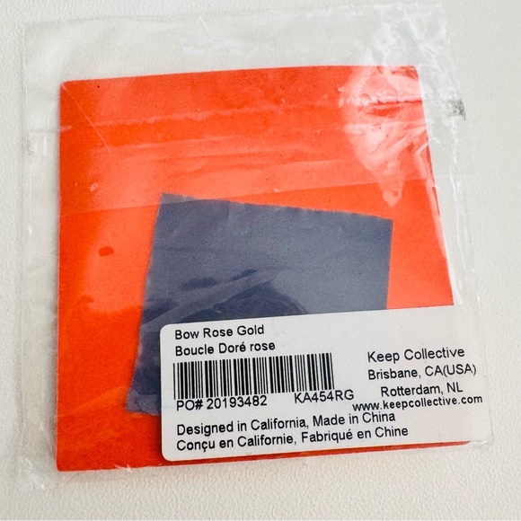 NWT Keep Collective Bow Charm - Rose Gold Multicolor Crystals - Picture 3 of 3